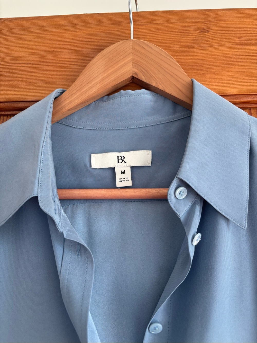 Banana Republic Light Blue Women's Button-Down Shirt